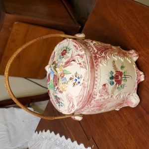 Antique Ceramic Bisquit Jar